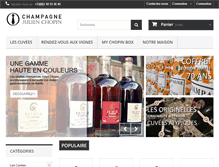 Tablet Screenshot of champagne-chopin.com